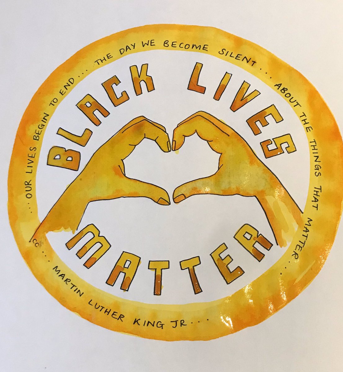 ClareCampbell7's tweet photo. I painted some more of my #blacklivesmatter drawings 🤎🤍🖤 https://t.co/2flN9Ksiao