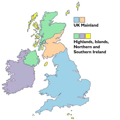 but not as good as this one, for furniture deliveries - there are two kinds of 'UK mainland' and all kinds of issues with the other stuff (like Orkney's continental drift, and let's not mention 'Southern Ireland')