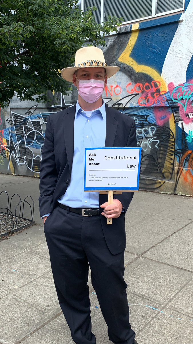 John Phillips discussing “constitutional law” as it relates  #CHOPseattle