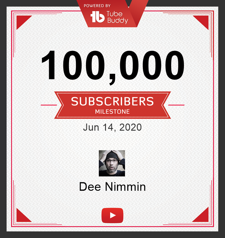 AndrewKanFilm's tweet photo. HUGE congratulations to @DeeNimmin on hitting that 100,000 subscriber milestone! You've earned it and are helping so many master their mobile phones for content creation!
https://t.co/Lsoj5gZBsG
#youtube #mobilecreators #nimminati https://t.co/gIA6kojrxh