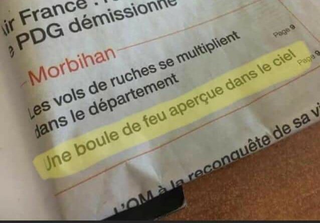 La Bretagne découvre le soleil.
Les habitants perplexes.