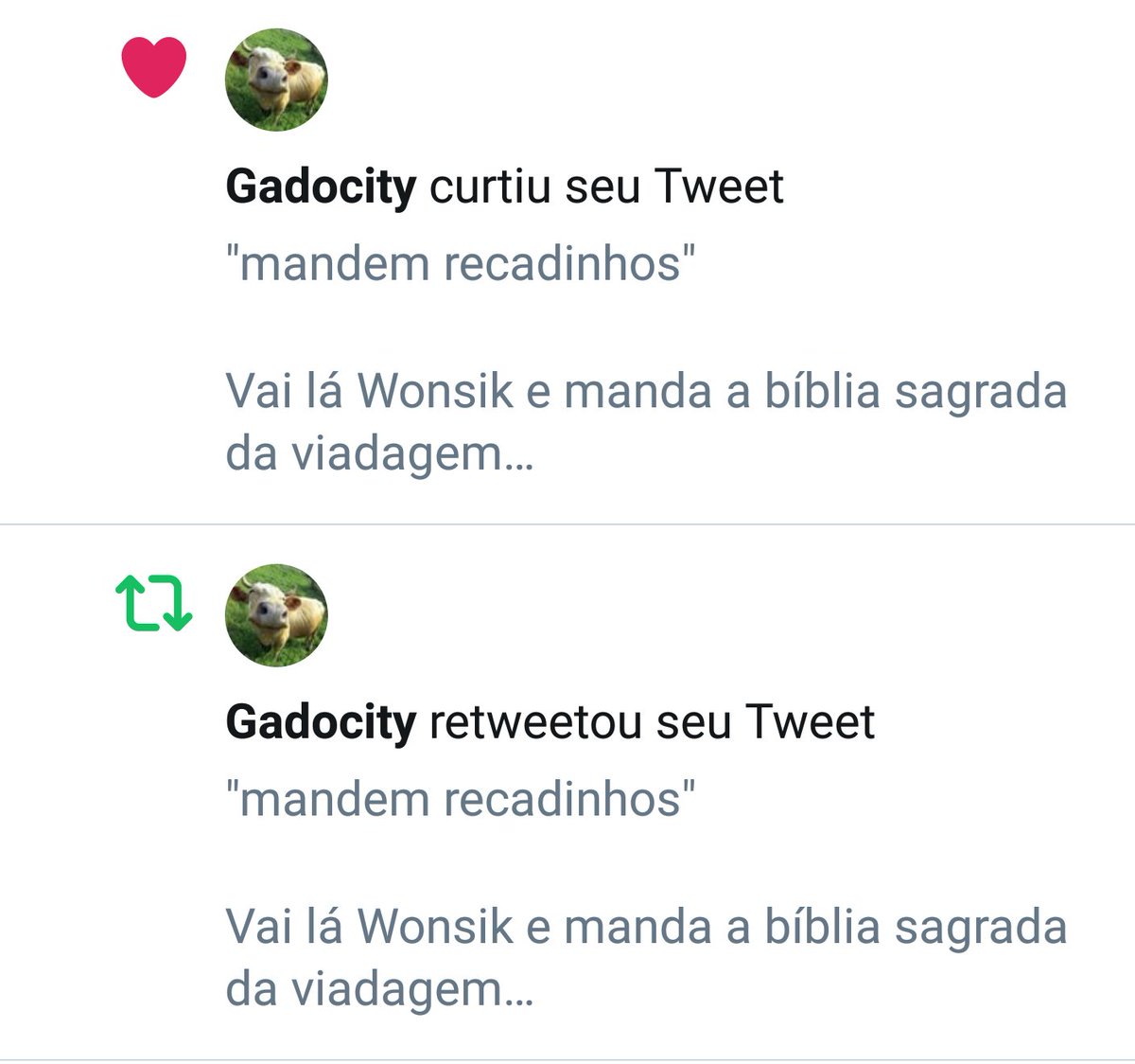 93WSHIK's tweet image. Oficialmente gado