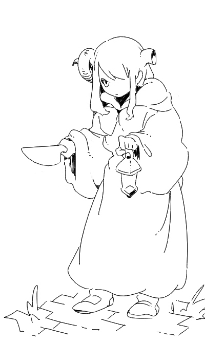 トンベリ族みたいな人 