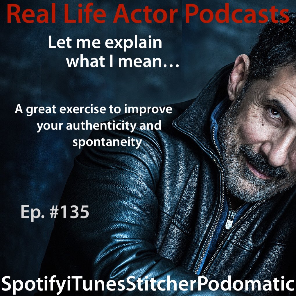 RealLifeActor's tweet image. Jeff gives you a great way to rehearse a scene that'll keep you loose and focused.
podomatic.com/podcasts/reall… #RealLifeActor #actingcoach #actingclass #actingtraining #actingpodcast #actingtips #actingteacher #actinglesson #acting #actor #actress