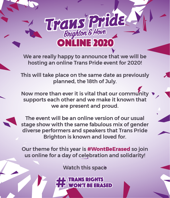 Trans Pride Brighton tweet media