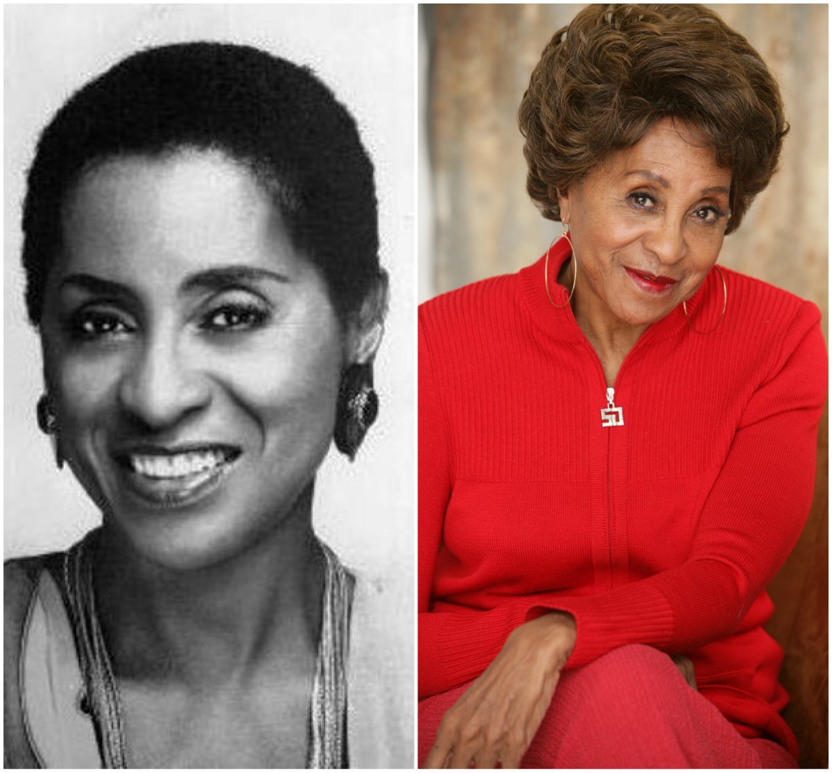 227, (from left): Alaina Reed, Marla Gibbs, (Season 1, 1985), 1985-90. ©  Columbia Pictures Television / Courtesy: Everett Stock Photo - Alamy, image size:1200x1115