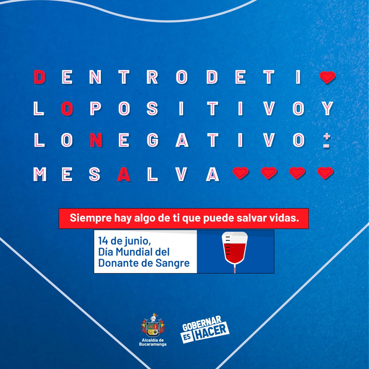 AlcaldiaBGA's tweet photo. DONAR SALVA VIDAS
¡Únete! En el #DíaMundialDelDonanteDeSangre toma conciencia, tu decisión es la empatía que salva vidas.
#GobernarEsHacer
#DonaSandre https://t.co/KpRVMex2i2