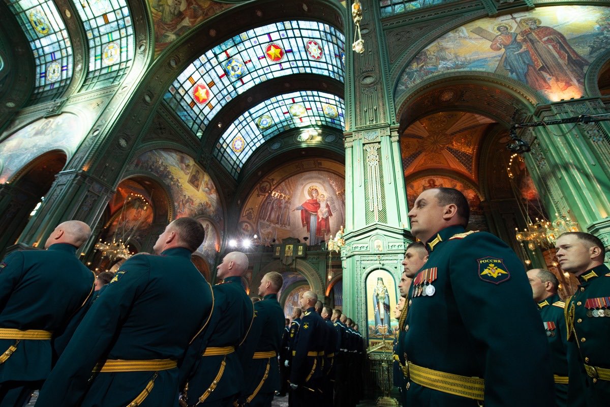 Военный храм в москве внутри