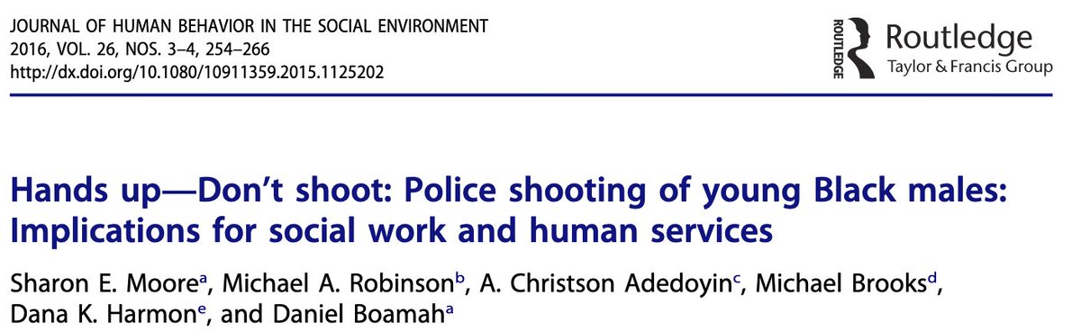 164/ "The initial approach of officers toward young Black males needs to reflect a nonoffensive tone of voice and language and a show of respect."