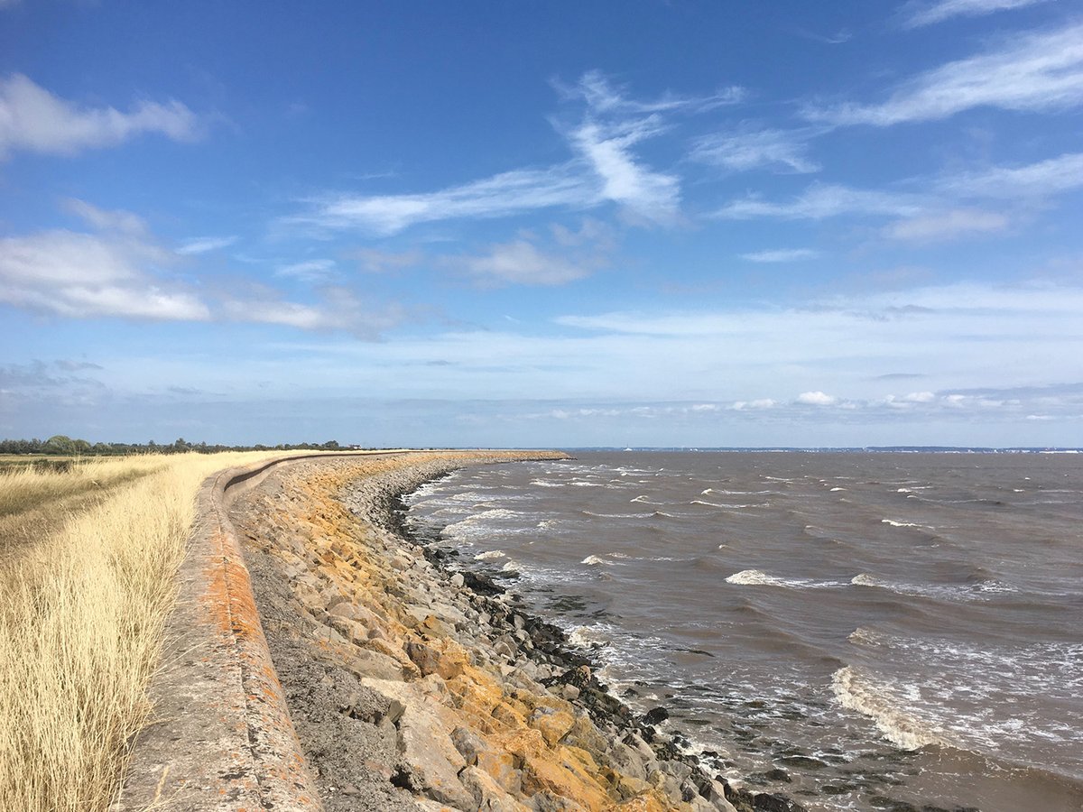 Centuries of activity saw the construction of a massive sea wall, and a complex, gravity-fed system of waterways - sending water into an extensive series of drainage channels (or 'reens').The water is then released into the Severn at intervals via tidal creeks (or 'pills').