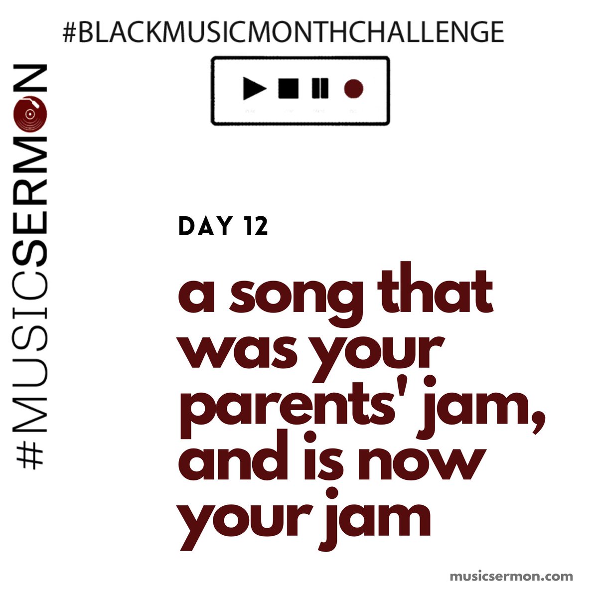 There are songs we grew up hearing our parents play so much, that as adults we realized we’d taken possession of them as personal jams. For Day 12 of the  #BlackMusicMonthChallenge, in honor of missed Summer family cookouts, name a song that was your parents’ jam, and is now yours