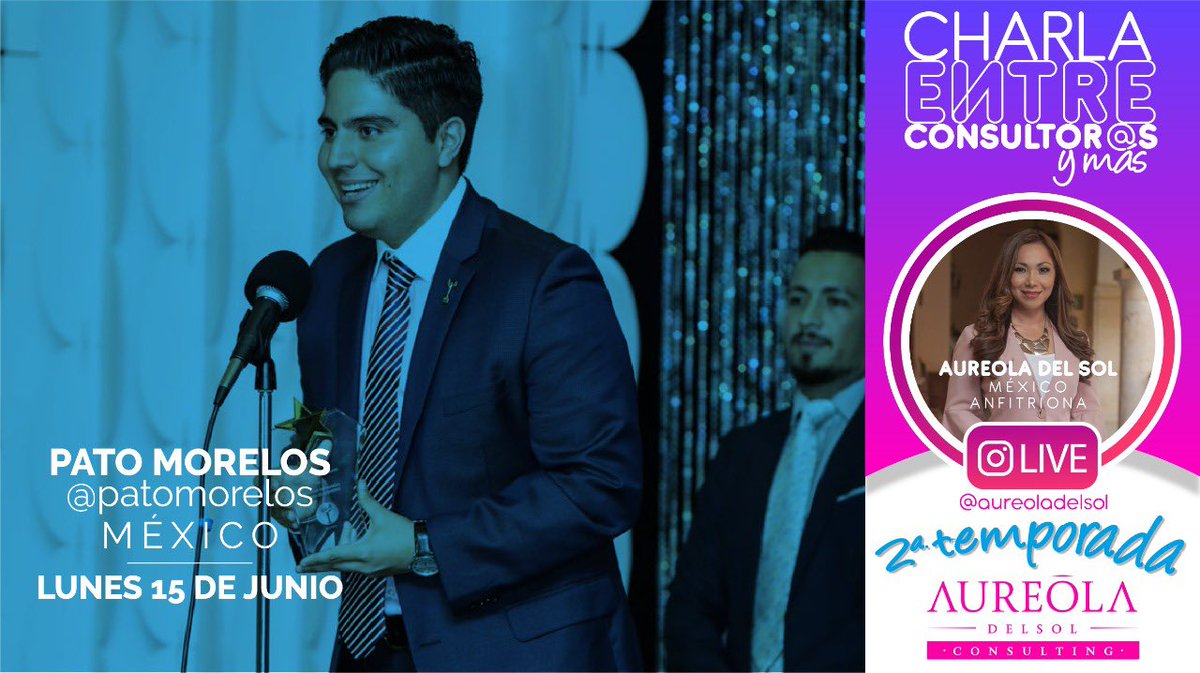 AureoladelSol's tweet photo. Él, @patomoreloses un joven talento de la consultoría política y la comunicación, con quien tengo una cita mañana a las 11:00 h en la charla entre consultor@s y +, en mi cuenta de #intargram (@aureoladelsol 📲)
¡Por ahí les veo 🙌🏼!
#ADSTeConecta 🔗👇🏼 https://t.co/bVV153jwew