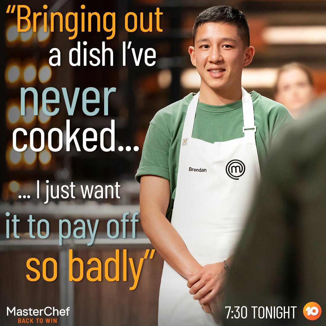 Will our Golden Mystery Box bring out the best in <a href="/brendan_pang/">Brendan Pang</a>? ✨ Tune in 7:30 tonight on <a href="/Channel10AU/">Channel 10</a>! #MasterChefAU