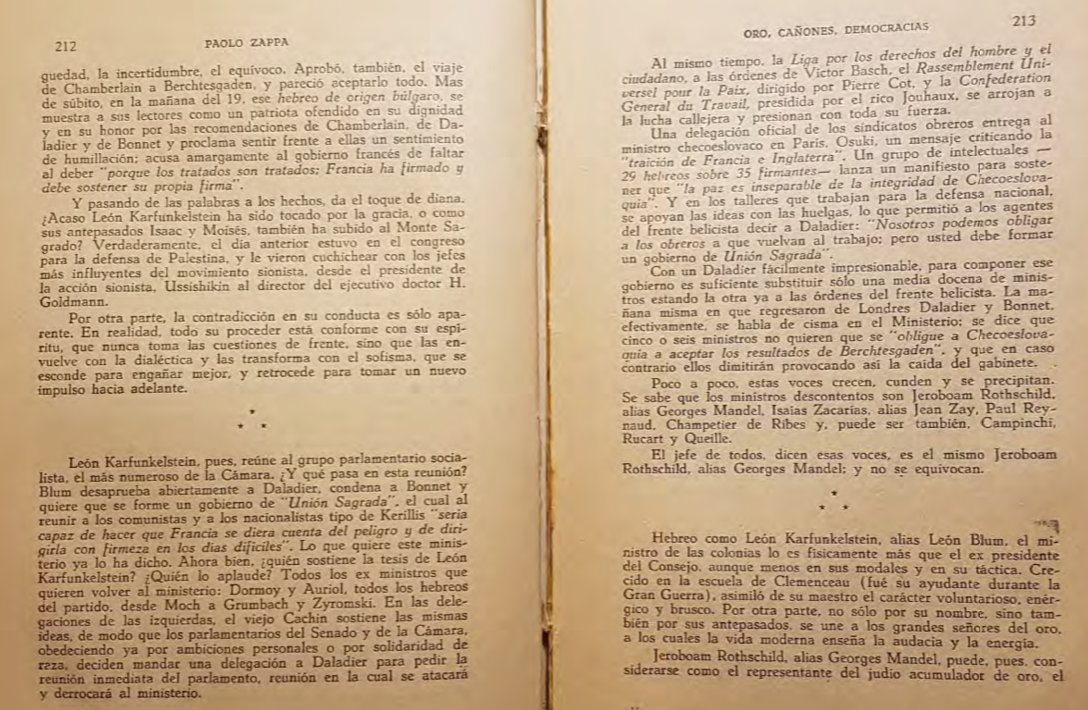 111- Un primer ministro Daladier impresionable ante los engaños d la logia y ministros descontentos con Daladier como Jeroboam Rothschild alias Georges Mandel, Isaias Zacarias alias Jean Kay, Paul Reynaud entre otros desesperados por q hay paz y no la guerra que ellos querían.