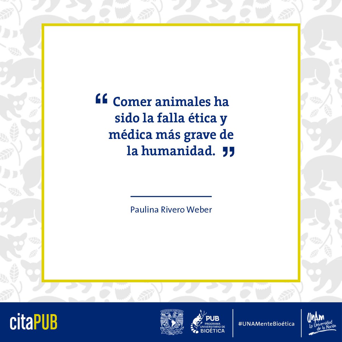 bioeticaunam's tweet photo. ¿Sabes cuál es el sector que más contribuye a la contaminación del agua 💦 y a la destrucción de bosques 🌳?      
Los leemos. https://t.co/aYugqil7Pd