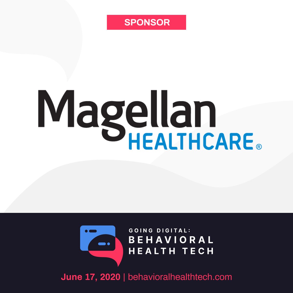 GoingDigitalBHT's tweet photo. Thank you @MagellanHC for your partnership, can't wait to hear Thomas Lane, Bridget Brannin-Cepalia & Varun Choudhary M.D. at the Going Digital: Behavioral Health Tech conference on Wednesday! #GDBHT2020 #goingdigitalbht https://t.co/D5mCgtweNE https://t.co/JczWN5eD7B