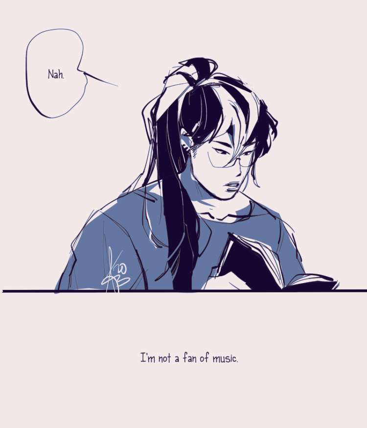 I sing songs for you. 