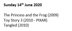 Tangled takes a top five spot cause its ace. Toy Story 3 and The Princess and the Frog take top table spots.