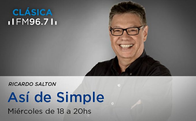 Esta semana en #AsíDeSimple 
Pablo Socolsky, Fernanda Morello, <a href="/PatMetheny/">Pat Metheny</a>-<a href="/McBridesworld/">Christian McBride</a>-Antonio Sánchez, <a href="/PaquitoDRivera/">Paquito D’Rivera</a>, Nilda Fernández, <a href="/Nisinman/">Marcelo Nisinman</a> y Baden Powell
Por <a href="/NacionalClasica/">Radio Nacional Clásica FM 96.7</a> 96.7
Miércoles 18 a 20
radionacional.com.ar/nacional-clasi…
#nacionalclasica #radionacionalclasica