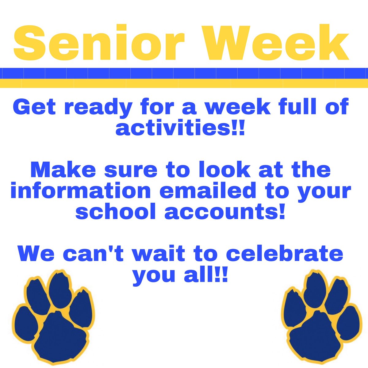WG Senior Class tweet media