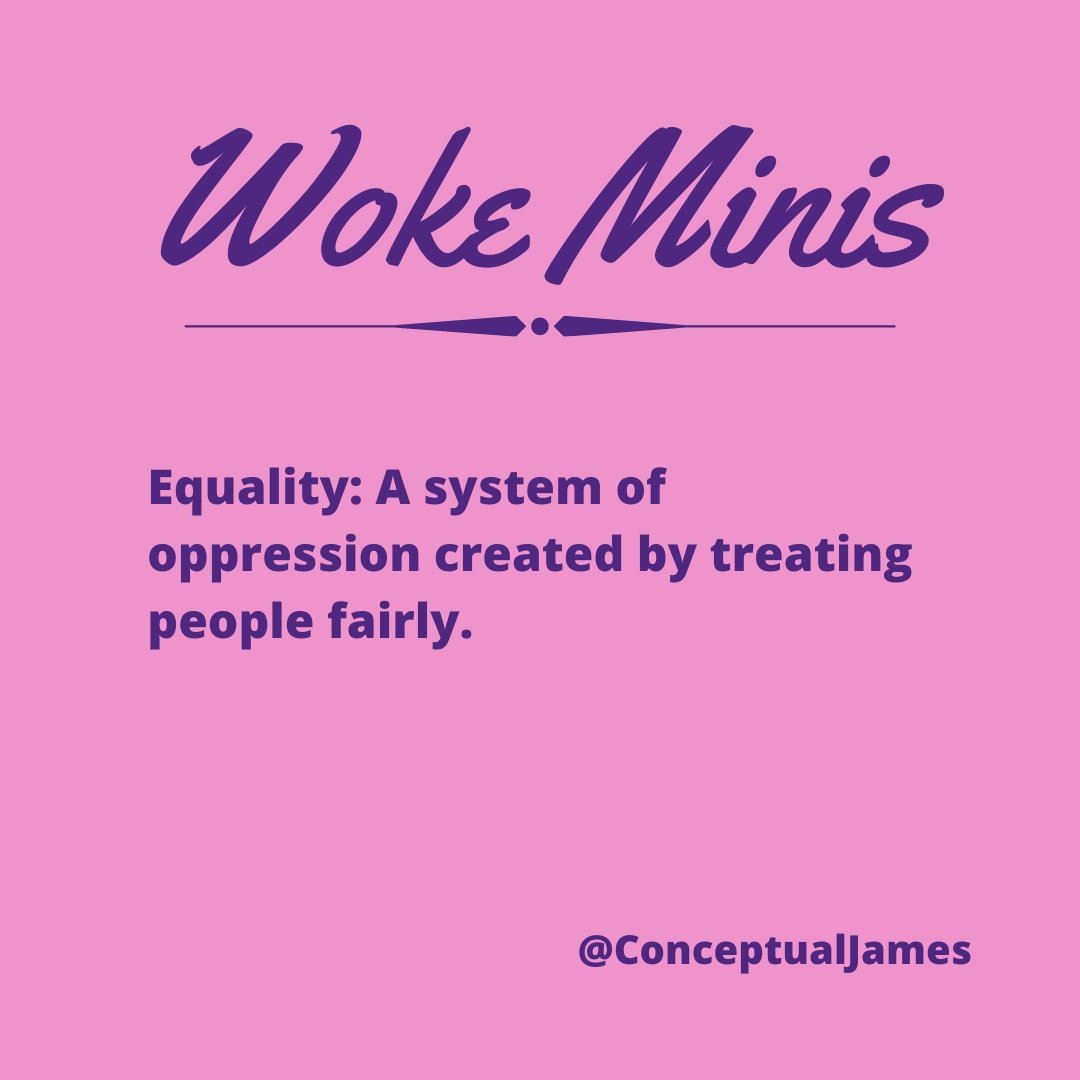  #WokeMinis  #Equality