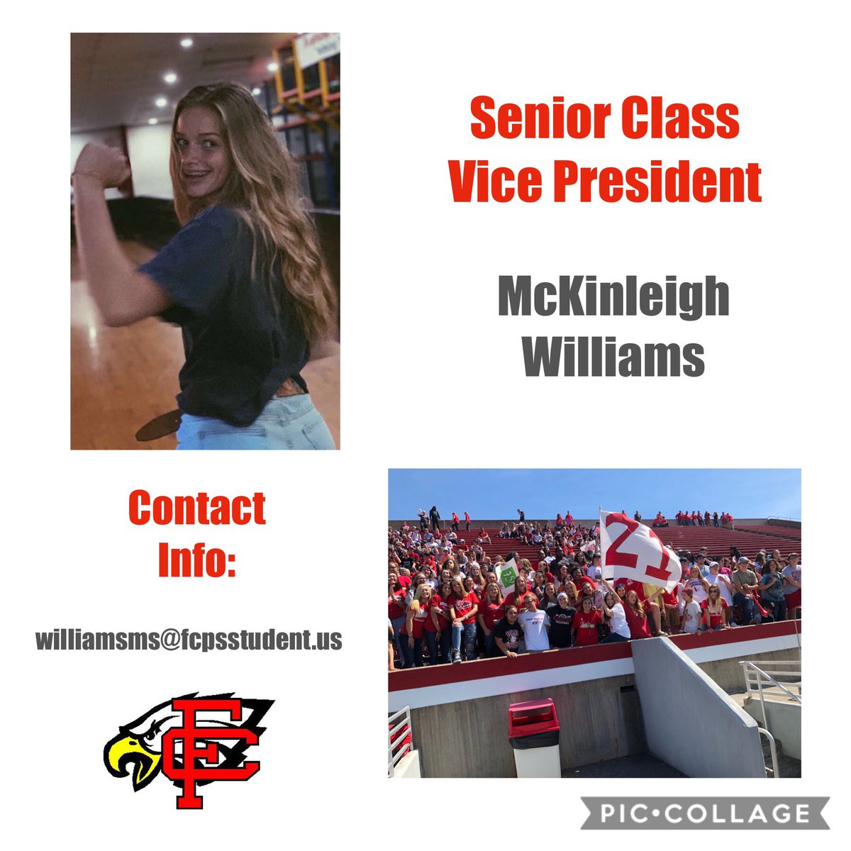 Returning McKinleigh as Vice President!! 🔴⚪️🦅
