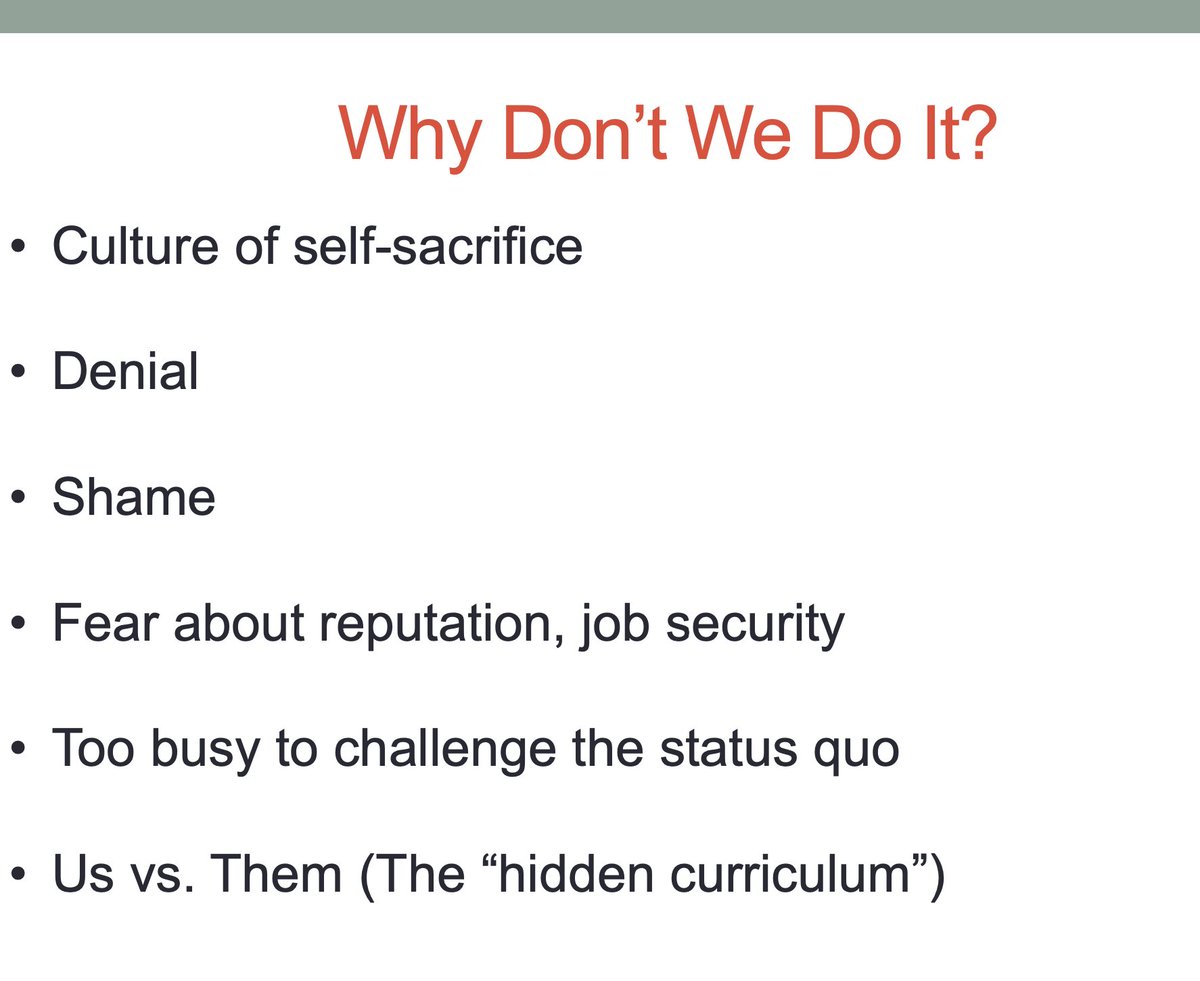 TY @SuzanneKovenMD for your excellent talk on #physician #burnout! It's so true: We know what to do for #selfcare, but we tend not to do it, which is bad for us & pt care. Time to change! #HarvardLifestyleMedicine @ILMLifestyleMed @HMSLifestyleMed