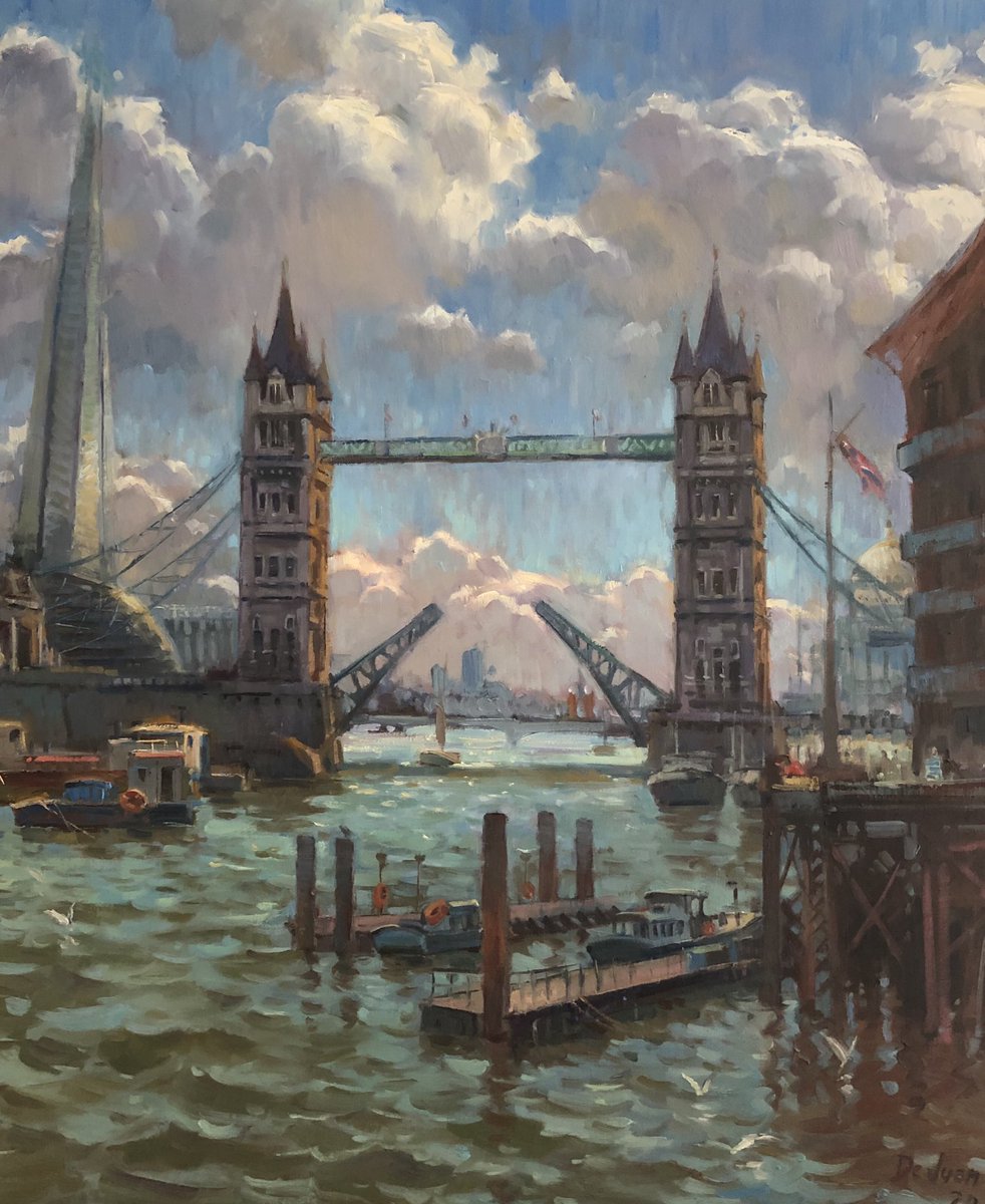 josedejuanart's tweet image. “London Fantasy” 34”x28” oil on canvas