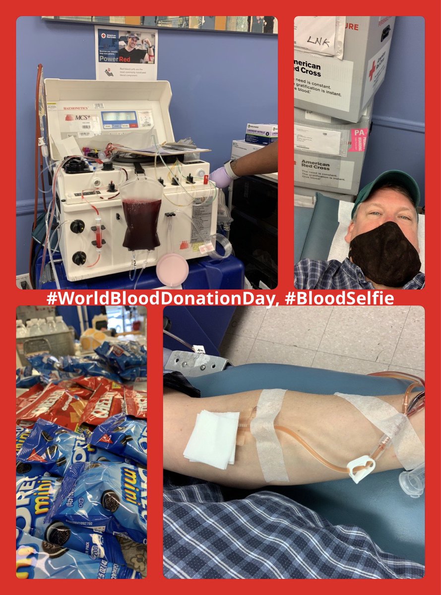 swhitright's tweet image. Happy #WorldBloodDonation Day #RedCrossPhilly !  37m 49sec to donate Double Reds today.  Saving lives &amp;amp; free cookies after my short (4mile) hilly bike ride.