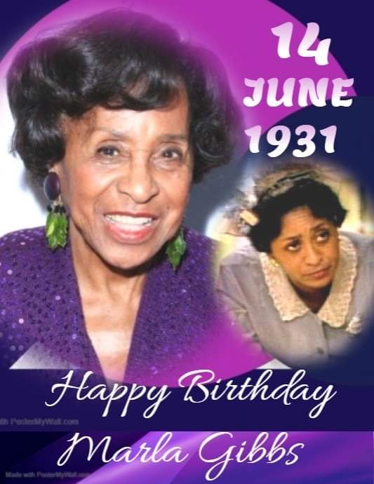 Happy birthday to Ms. Marla Gibbs...        Tv icon and legend...   