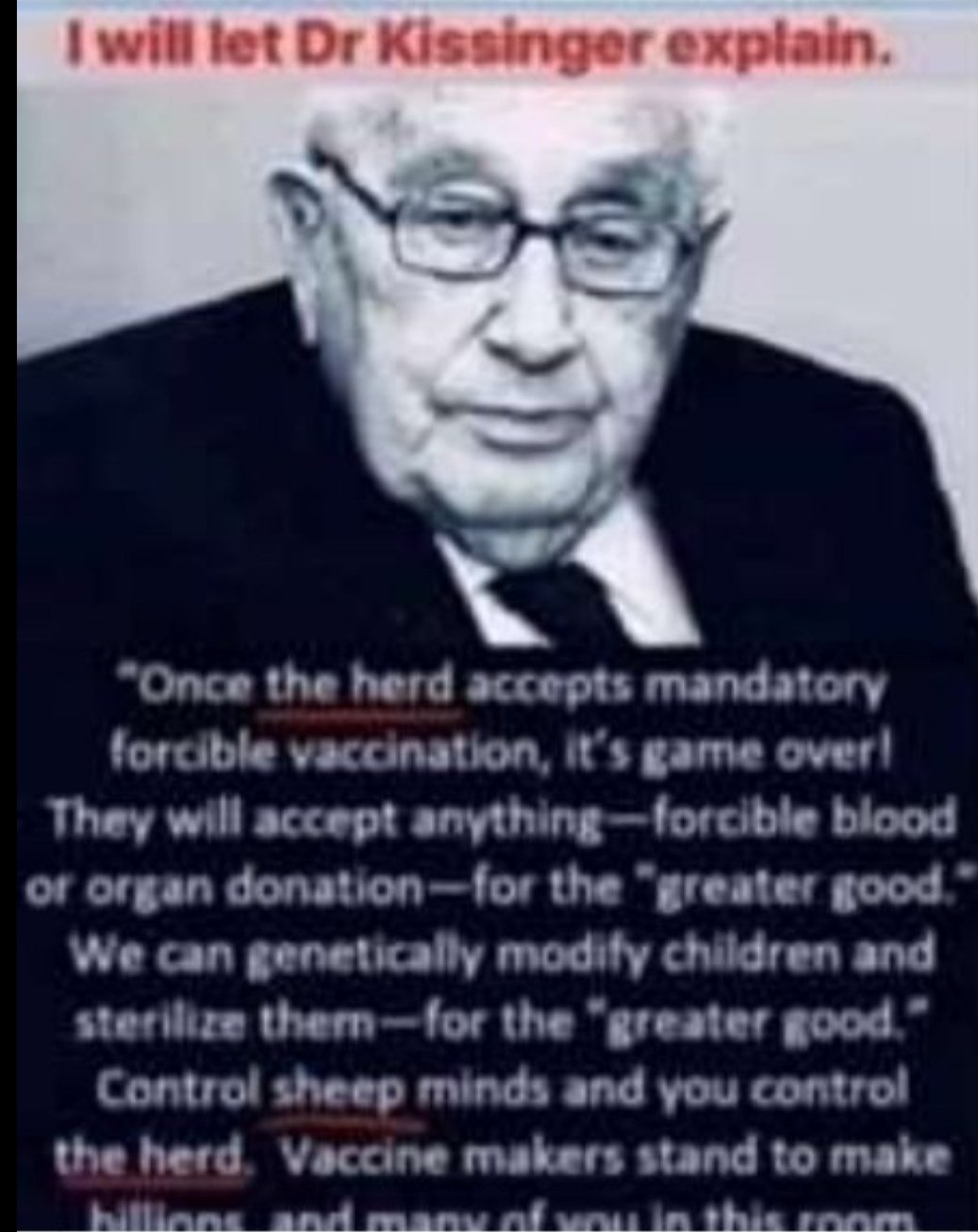 Senzo Scholar on Twitter: "Know your enemies. Dr Henry Kissinger in 10 Dec  1974 mooted a Henry Kissinger Depopulation Policy 1974, as a US foreign  policy designed to kill many black from