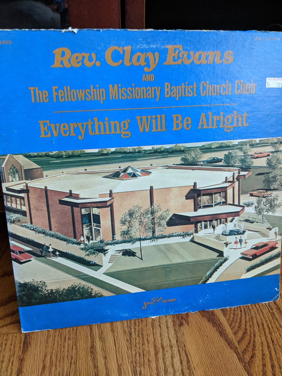 I've been out enjoying this fantastic day so I'm just starting my gospel playlist. First up is this 1979 rocking gem from the late, respected South Side pastor Clay Evans and his church choirs....