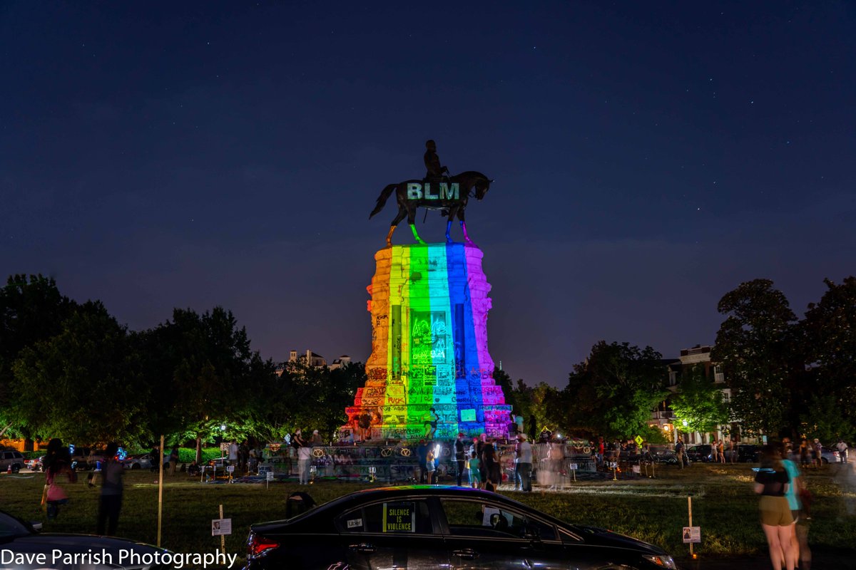 RVAphotog's tweet photo. The high res version of the cellphone shot I posted on IG Friday, the Lee Statue got a timely update. https://t.co/5xJ7Outif7