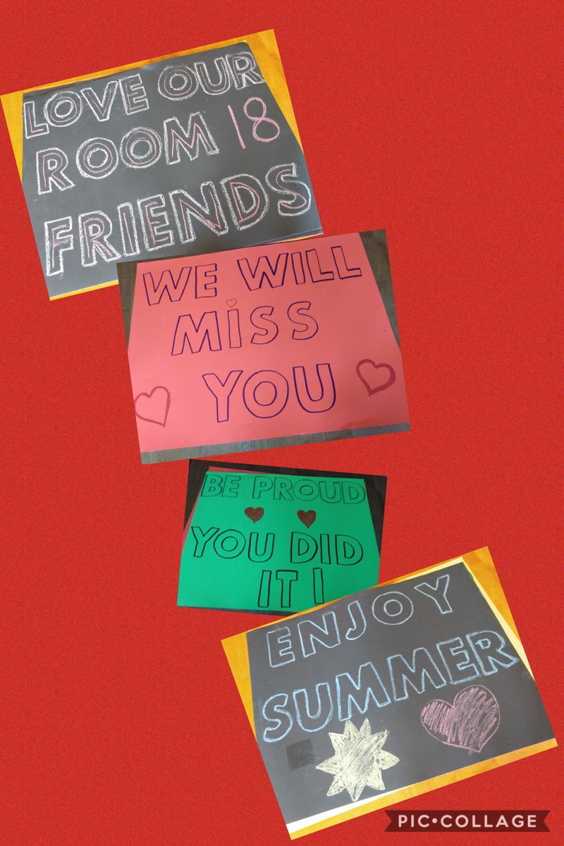 I’m so excited to see our kindergarten friends tomorrow 💙 @milfordmemorial @MilfordSchools @rm18shenanigans I’ve got the signs ready