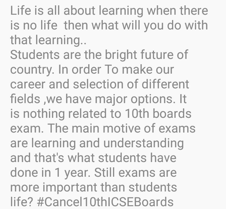 sassy_minion's tweet photo. #StudentsLivesMatter , #Cancel10thICSEBoards , #Cancel_Exam2020 @PMOIndia 🙏 https://t.co/eY43knffUf
