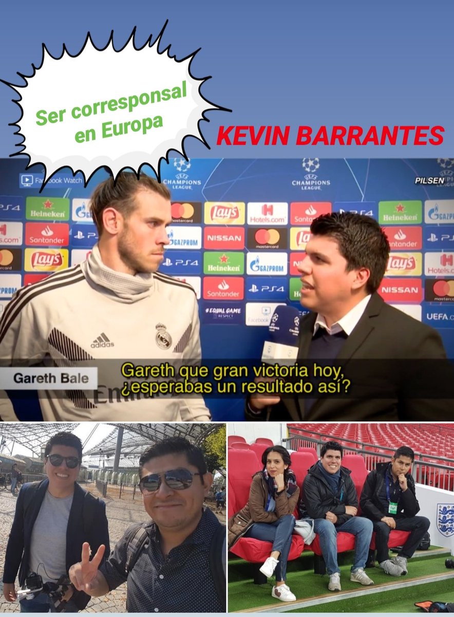 Tuve una gran plática con <a href="/KevinBarrantes/">Kevin Barrantes</a> 🇨🇷 , corresponsal en Europa de Facebook watch para la <a href="/ChampionsLeague/">UEFA Champions League</a> 

Orígenes, porqués, sueños y actualidad en 🇪🇦 tras 10 años de carrera en Tv. 

Mañana en mi youtube (versión corta y larga) y redes sociales.