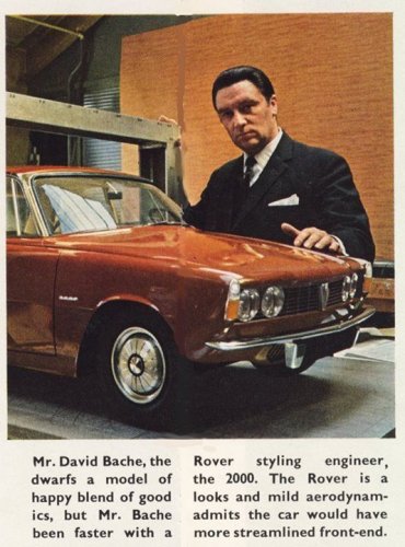 RoverSportsRegister on X: David Bache was born on this day in 1925. For  much of his career he worked with Rover on vehicles such as the Rover P5,  Rover P6, 1964 Rover-BRM