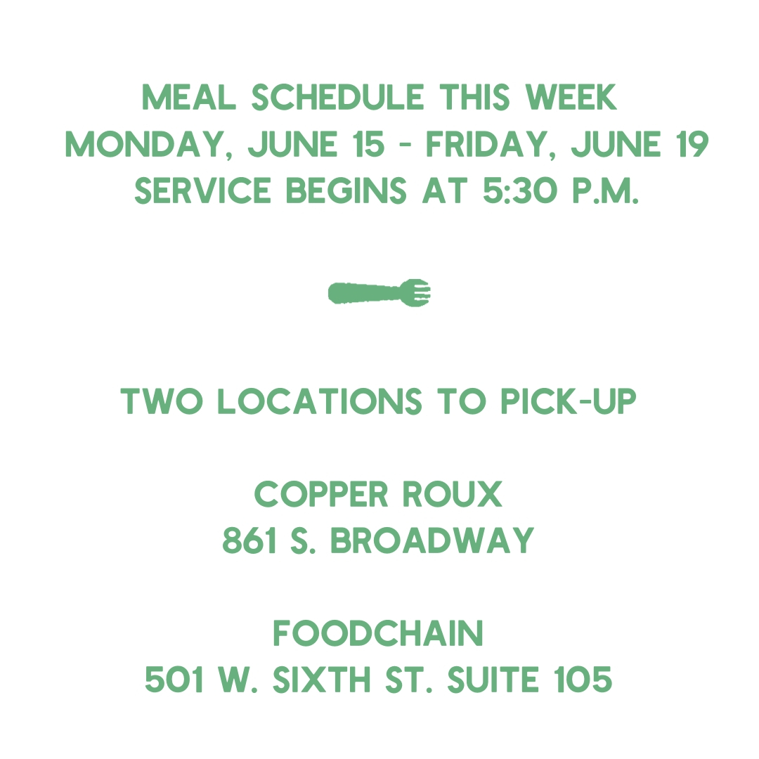 Nourish_Lex's tweet photo. We're looking forward to serving you delicious meals this week! Take a look at this week's schedule, please note the location change from Red Mile to Copper Roux on South Broadway. https://t.co/RDtxms4kB8