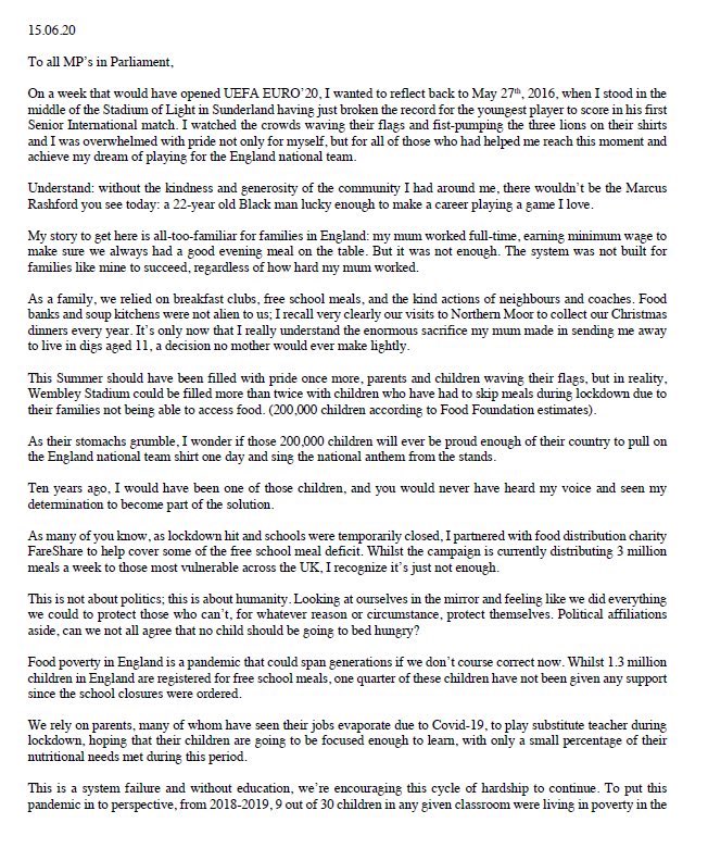 footballqueeen's tweet image. Marcus Rashford is a 22-year-old man (boy). He‘s a footballer who earns millions a week. He could just sit back and enjoy life.. instead, he’s doing the work of a president.. His greatest mission is to help people in need and fight for kids. What an amazing human being. 

PROUD.