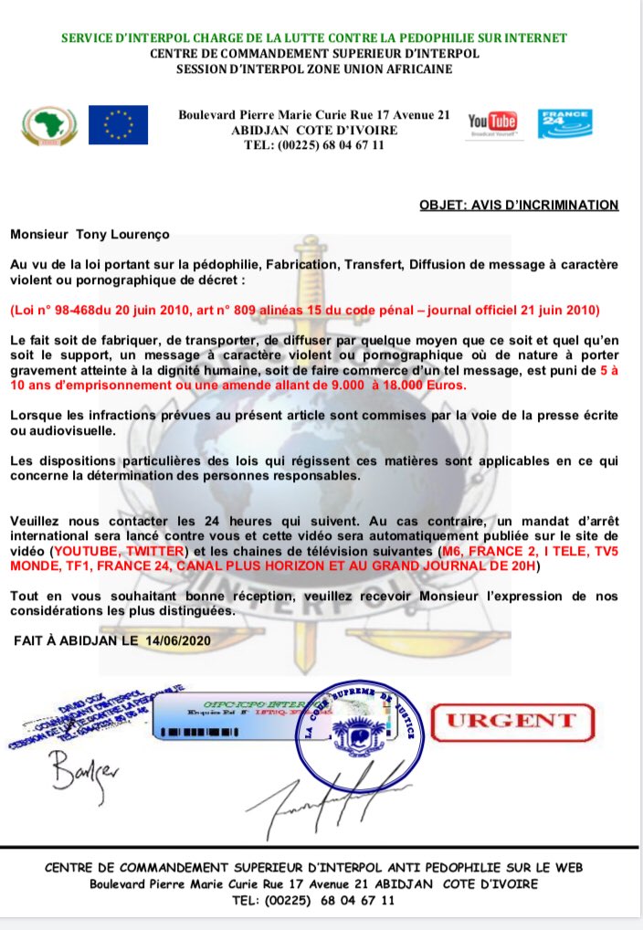 INTERPOL LYON tweet media