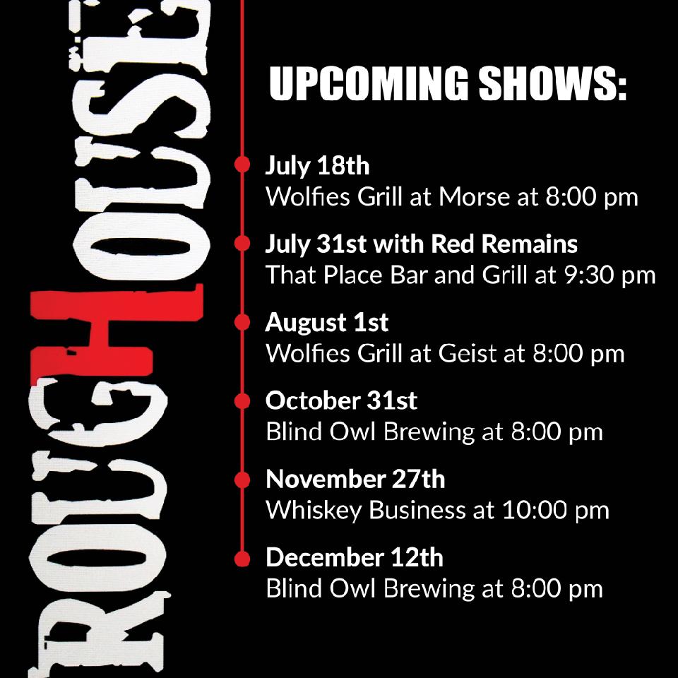 It's a sign that life is returning again... We have upcoming shows!