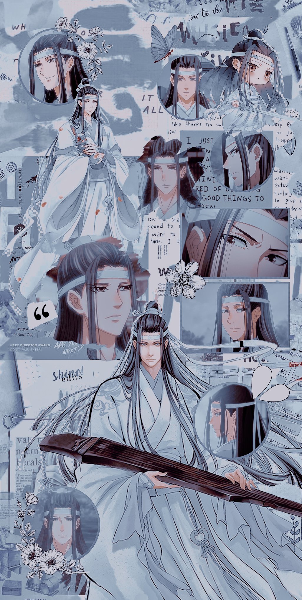 Shine! edits on X: ✫ lockscreen ✫ anime: mo dao zu shi ✫ personagem: lan  wangji ✫ like/rt se salvar ✫ print se usar ✫ não repostar /dattes   / X