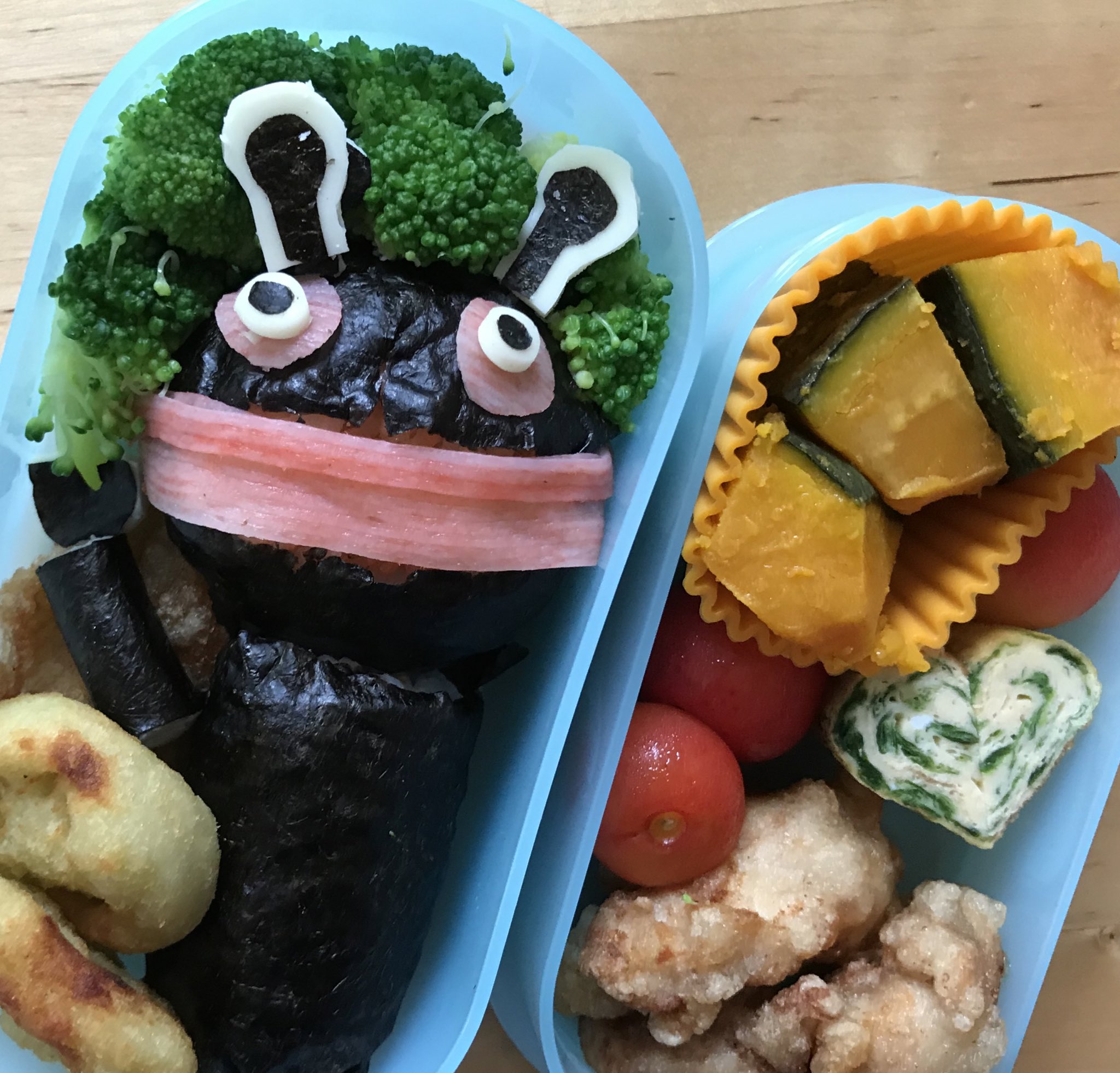 おでん だだんだんだん アンパンマンポテト 久しぶりにバイキンマン が出たので嬉しかった 写真では全くわからないですが 食品だからバイキンマンはなくなったのかと思った キャラ弁 お弁当 T Co P3wagncmyn Twitter