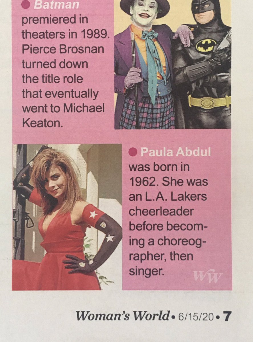 4EverUrGirlFans's tweet image. Press Alert 📸 Paula is in the June 15th Issue of Woman’s World. #paulaabdul