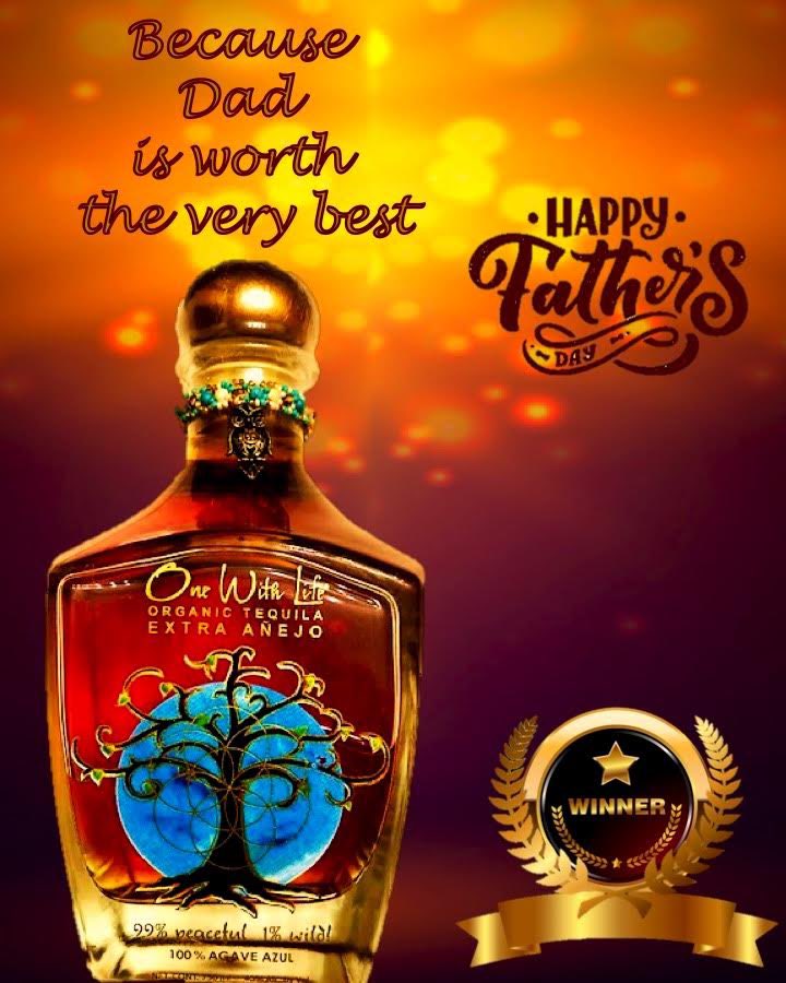 Father’s Day is next Sunday. 
Show him just how special he is with a bottle of One With Life Organic Extra Anjeo ... aged to perfection! 
Available at select liquor stores or on line @onewithlifetequila.com
One With Life Organic Tequila  <a href="/OWLtequila/">🦉 One With Life Tequila</a>