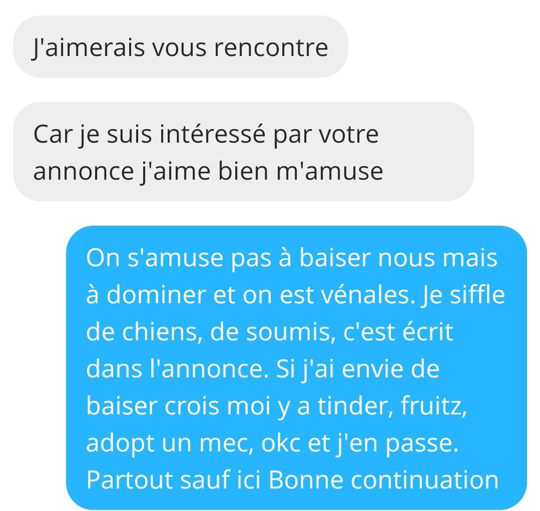 LaurayLinda's tweet photo. Mais ça réussi à pecho ça ? Sur weannonce en plus? Genre tu crois dead ça chakal? Vas-y ça peut même pas dire quelque chose qu'on ne sait déjà 🤷‍♀️

#findom #paypig #cashcow #femdomme #femdom #slavepig #findompig #walletslave #bitchboy #walletslave #humanatm #walletdrain #debtdrain https://t.co/uFlE6RZbmL