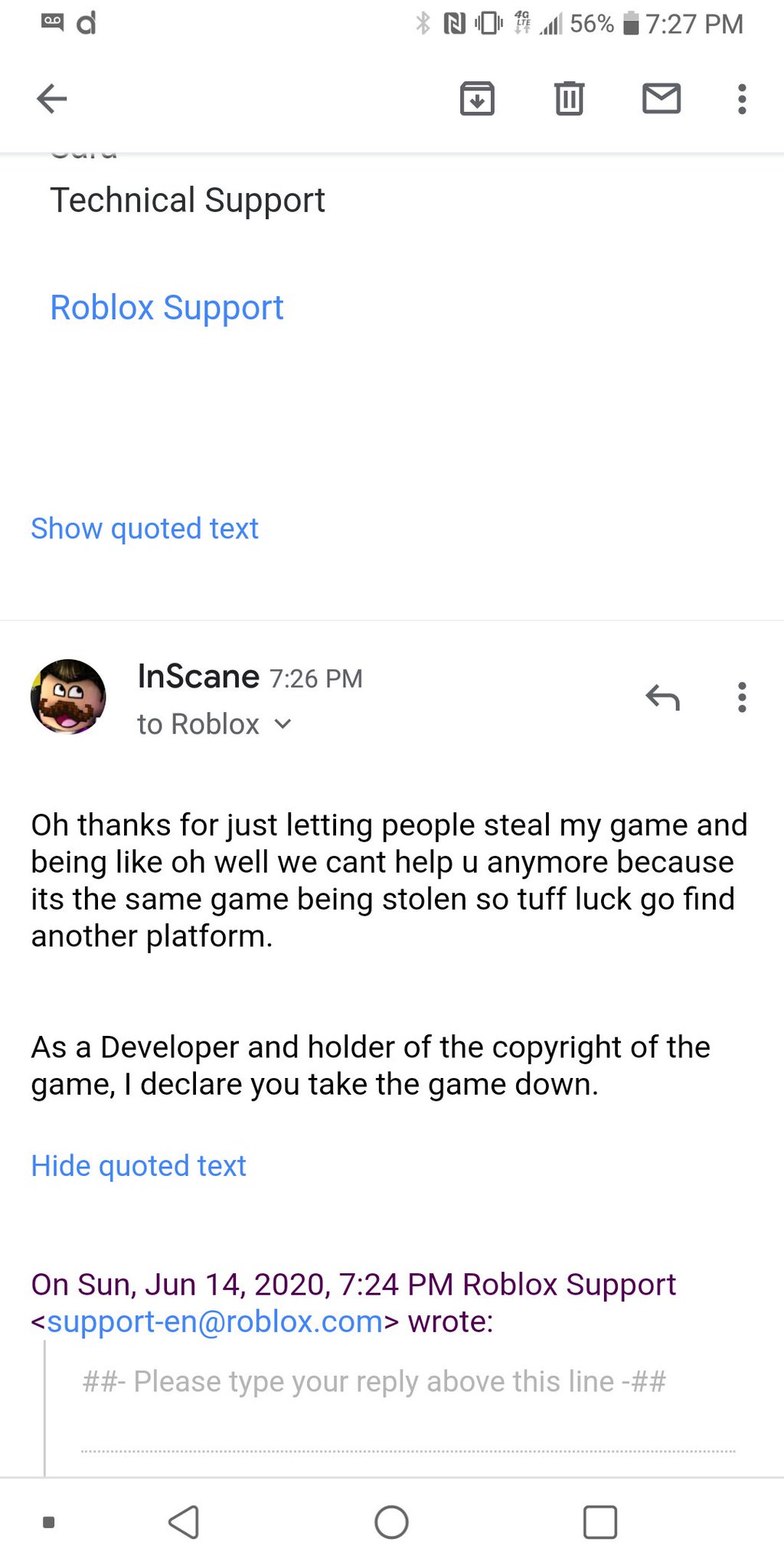 Inscane On Twitter Hey Guys As Roblox Support Is Bs Im Gonna Go Learn Unity To Continue Game Development As Roblox No Longer Wants To Support Me As A Robloxdeveloper Https T Co Vy1wmwjgew - how long does it take for roblox support to respond