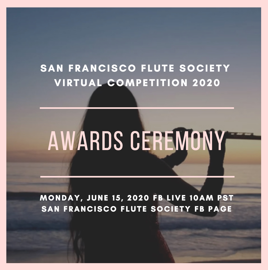 SF Flute Society Virtual Competition Awards Ceremony Monday June 15 at 10am PST - mailchi.mp/c08de6b6ec01/f…
