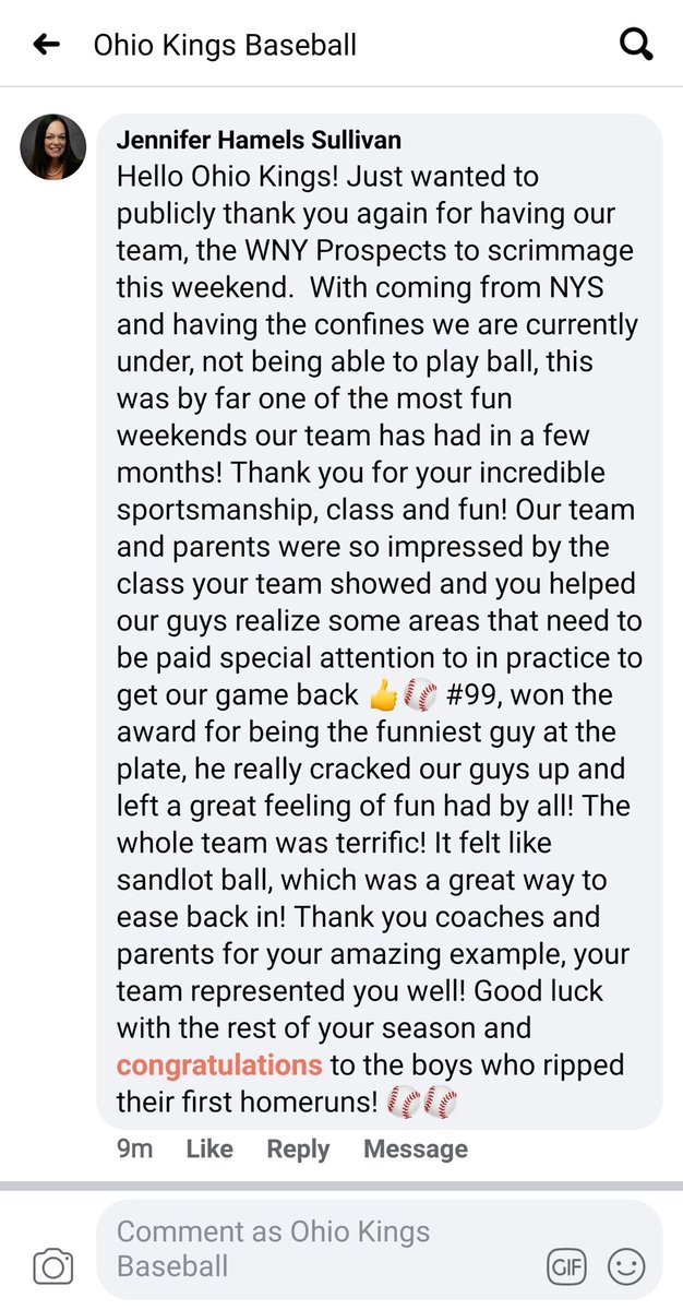 HDLNSscout2029's tweet photo. Thank you 🙏 @WNYProspects 12U 💪 for visiting the @OhioKings7 and sharing a great weekend of baseball ⚾️ Proud as can be to read this type of stuff about our Boys 🏆 #ClassOrganization #ItsMoreThanBaseball https://t.co/x2PluooEpf