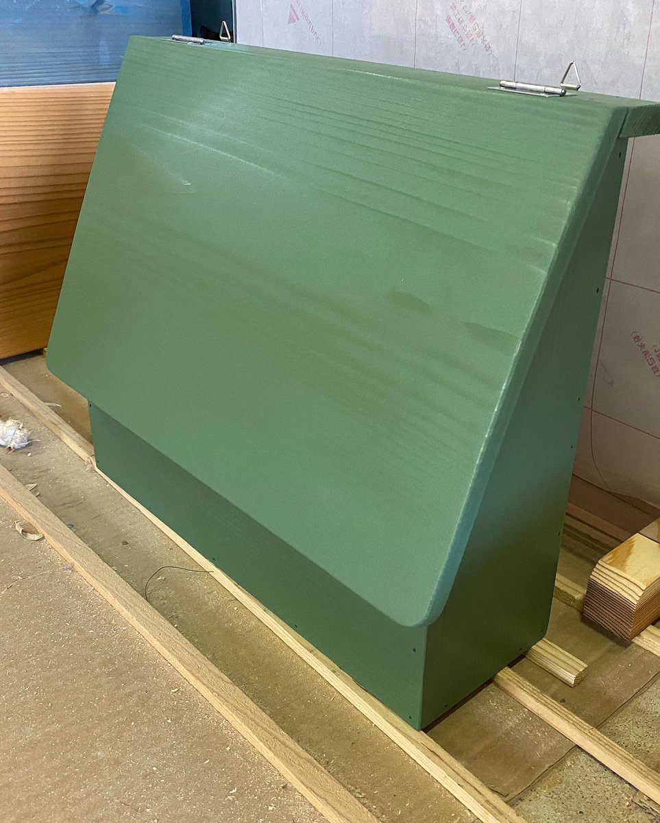 Woodbox Tera ウッドボックス テラ Auf Twitter オーダーポスト 回覧板がスッポリ入るサイズのオーダーポストを製作させていただきました お客様のご要望のモスグリーン色でオシャレに仕上がりました Woodboxtera 木箱 オーダーメイド 杉材 村上市産杉材